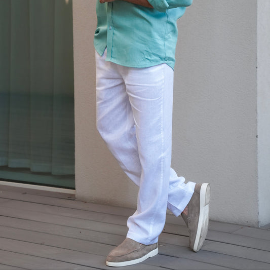 White Linen Pants