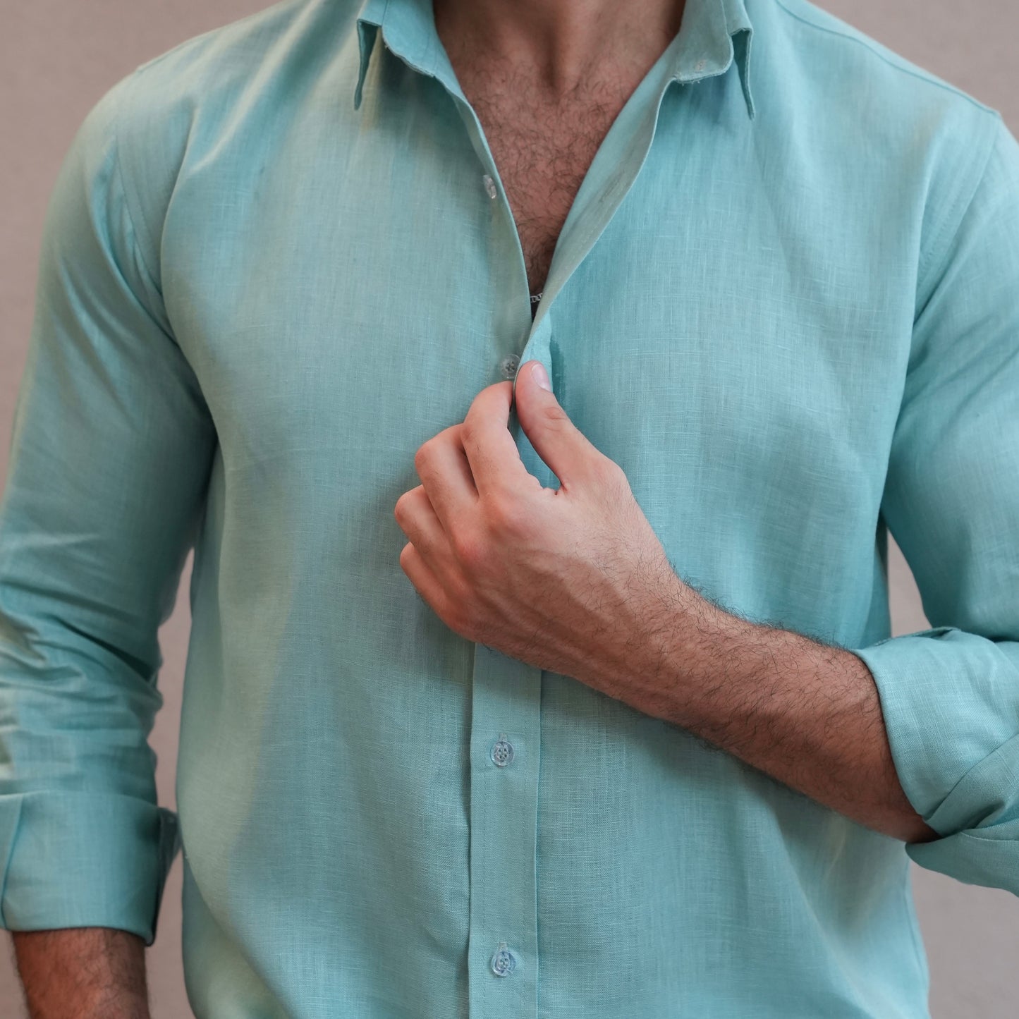 Light Blue Linen