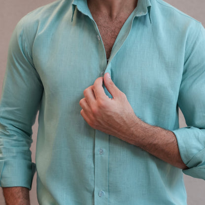 Light Blue Linen