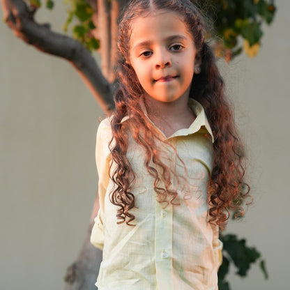 Kids Yellow Linen